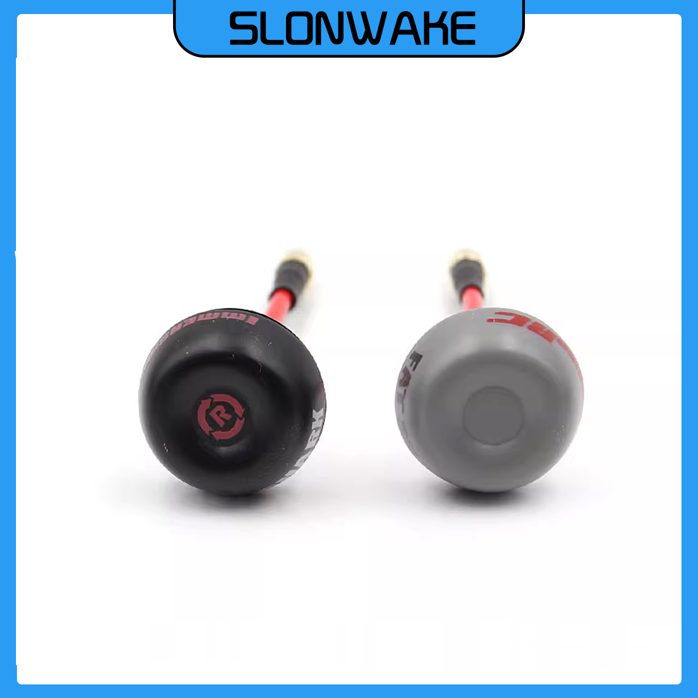 Drone Racing Antenna - FatShark 5.8GHz RHCP マッシュルームアンテナ | レーシングドローン用のSMAオス＆RP-SMA低遅延を備えた長距離FPV