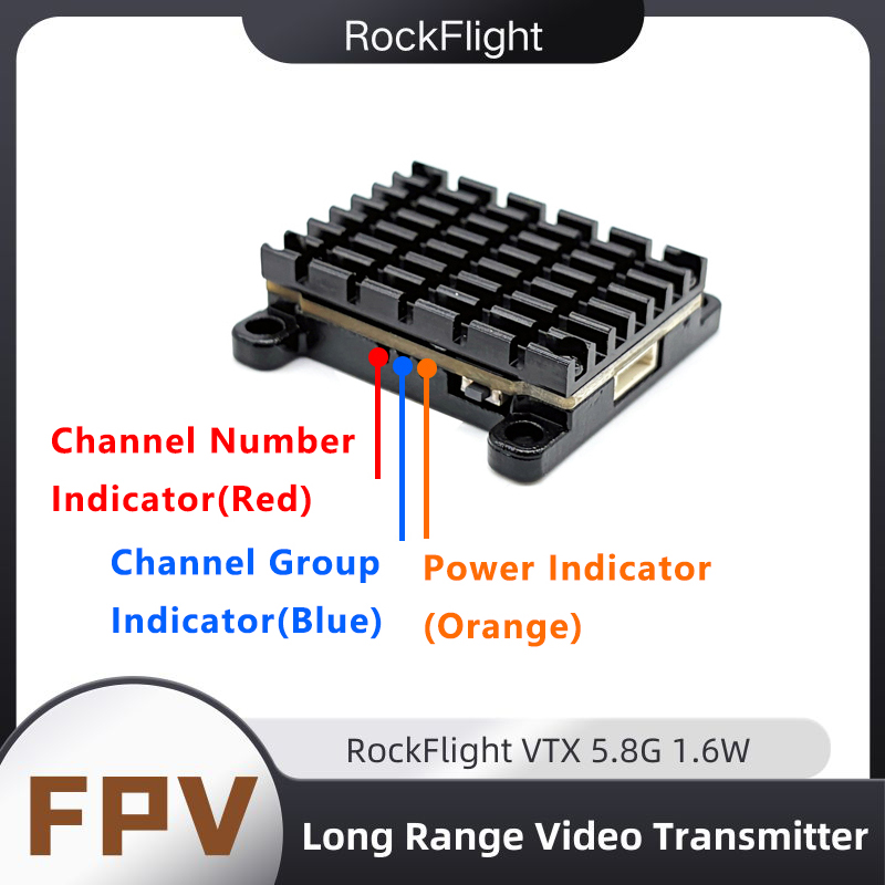 RockFlight TX663 VTX 5.8G 48CH - Drone Racing Transmitter のレビューと価格