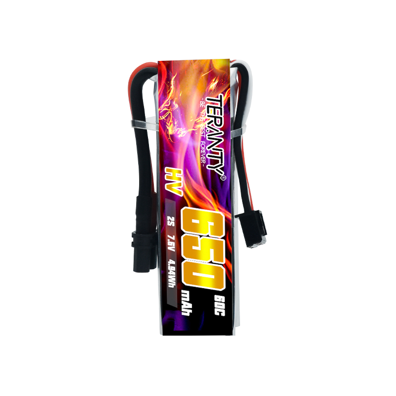 2/4/6/10個入り TERANTY 650mAh 2S  - Drone Racing Battery のレビューと価格