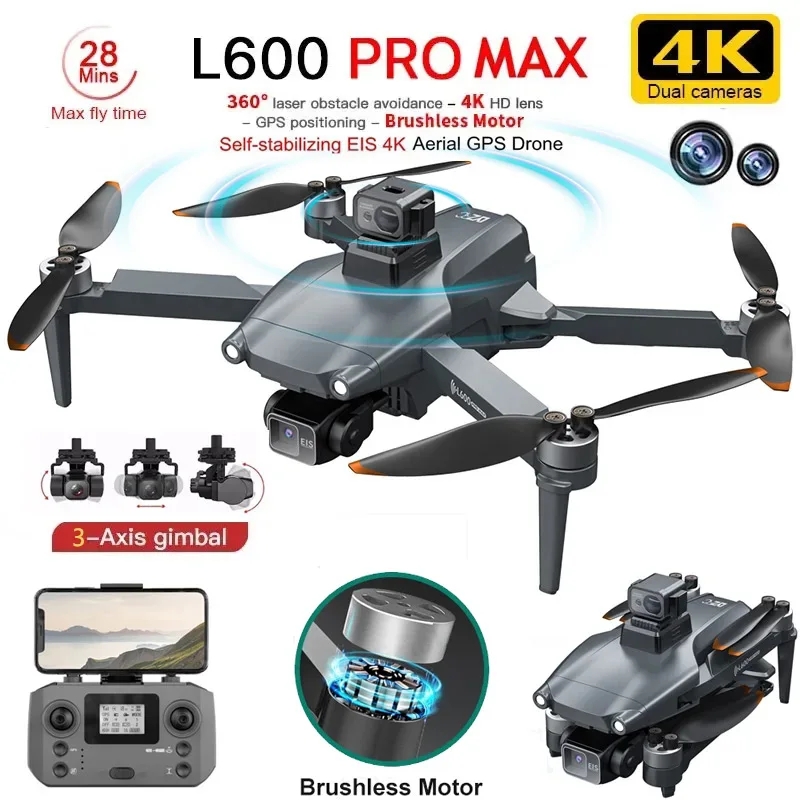 L600 プロマックス GPS ドローンプロフェッショナル  - Drone Racing Camera のレビューと価格