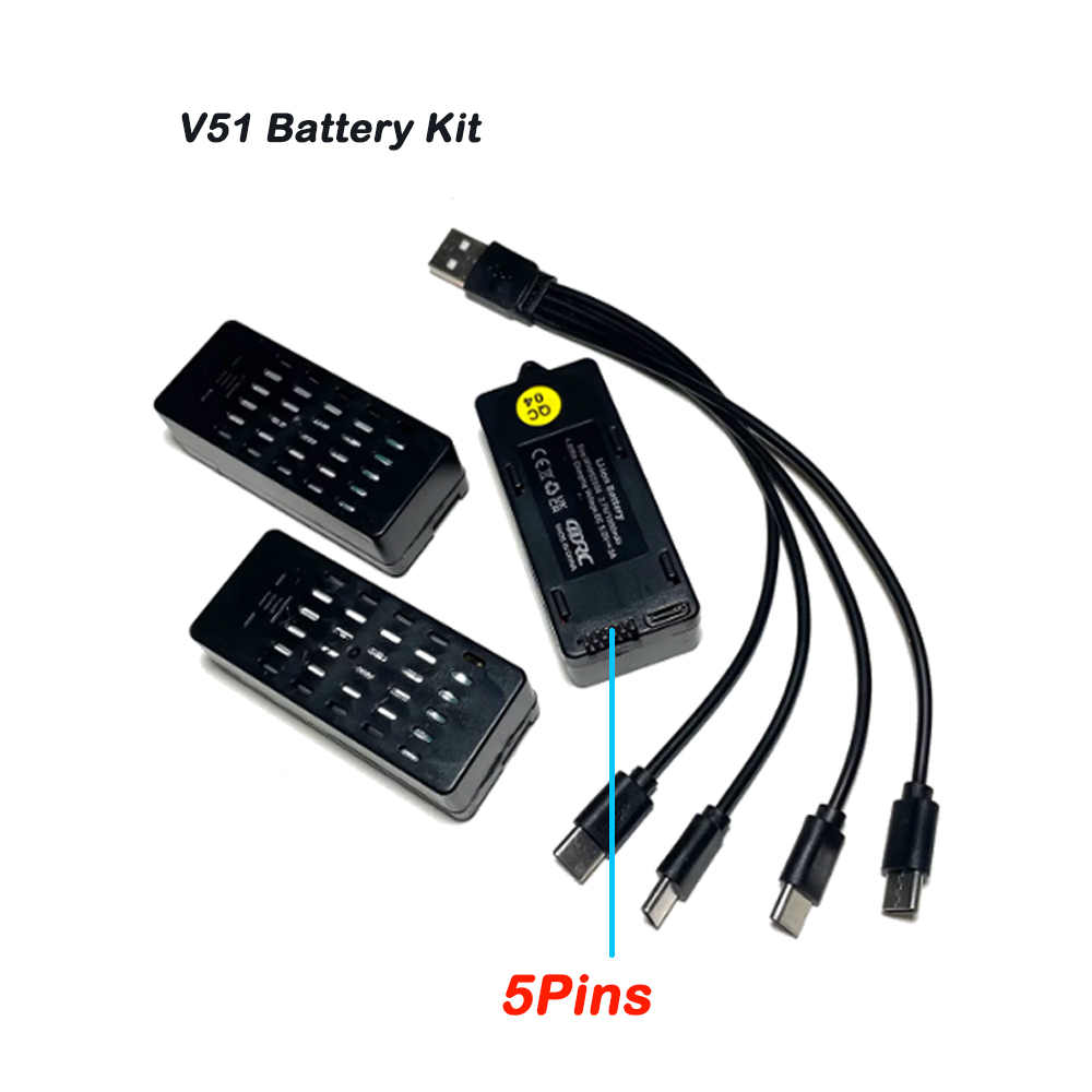 3個入り 4D-V51 バッテリー 3.7V 1300mAh - Drone Racing Charger のレビューと価格